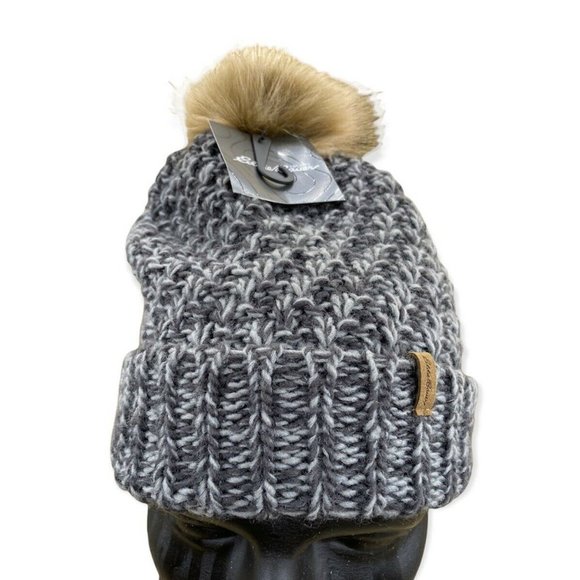 Eddie Bauer Womens Cabin Faux Fur Pom 